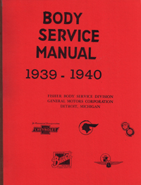 1941 GM Fisher Body Service Manual Buick Chevrolet Cadillac Pontiac Oldsmobile 